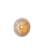 ΑΠΛΙΚΑ ΤΟΙΧΟΥ ΒΑΜΒΟΟ 1XE27 Max 15W Φ400X140mm ΚΑΦΕ-ΜΑΥΡΟ ARTE ILLUMINA CYCLONE Eurolamp 144-32015