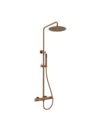 Orabella Preciosa Brushed rose gold - Στήλη ντουζ με στρόγγυλη κεφαλή Φ250 10390