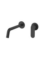 Orabella Oval Black matt - Μπαταρία νιπτήρος, εντοιχισμού 2 οπών 10464