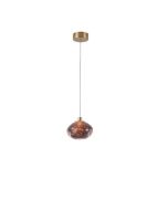 ΑΠΛΙΚΑ ΤΟΙΧΟΥ ΓΥΑΛΙ 4W 240Lm 3000K Φ17XH14 ΧΡΥΣΟ ARTE ILLUMINA CITRUS Eurolamp 144-18145