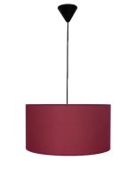 ΗΚ-07 ΚΟΚΚΙΝΟ 1L ΚΡΕΜΑΣΤΟ ΚΑΠΕΛΟ ME ΚΑΛΩΔΙΟ ,Φωτιστικό καπέλο κύλινδρος Φ40 Heronia 14-0130