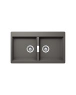 Νεροχύτης  Ένθετος Ερμάριο 86 εκ.50 εκ.Γρανίτης Silverstone Schock Cristadur Mono 15295-1442