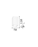 TOWER PL1 SQUARE Ideal Lux 155791