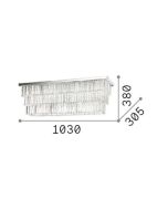 MARTINEZ PL8 CROMO Ideal Lux 166285