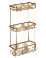 Τριπλή Γωνιακή Σπογγοθήκη Χρυσό Ματ Bronze Art Σπογγοθήκες 1698-G1-3