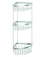 Τριπλή Γωνιακή Σπογγοθήκη Χρώμιο Bronze Art Σπογγοθήκες 16H8-10-3