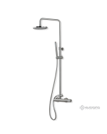 Μπαταρία Ντουζιέρας με Κεφαλή και Κολώνα ρυθμιζόμενου ύψους OSO Inox 178065-110