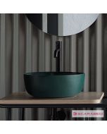 Νιπτήρας Πορσελάνης Glam Φ33 Scarabeo Musk (verde) 1808-900