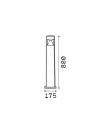 COSMO PT1 NERO Ideal Lux 187891