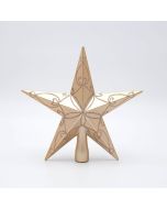 ΠΛΑΣΤΙΚΗ ΚΟΡΥΦΗ, ΣΑΜΠΑΝΙ, ΜΕ ΣΑΜΠΑΝΙ GLITTER, 20cm Eurolamp 600-47805