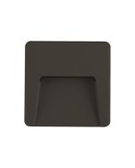 ΦΩΤΙΣΤΙΚΟ ΤΟΙΧΟΥ SLIM LED 3W IP65 230V 3CCT 120X120mm  PRO ΜΑΥΡΟ ARTE ILLUMINA Eurolamp 145-52099