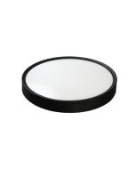 ΠΛΑΦΟΝΙΕΡΑ ΜΕΤΑΛΛΟ-MS-ABS LED 24W 1680Lm 3CCT(3000-4000-6000K) Φ370X65mm ΜΑΥΡΟ ARTE ILLUMINA MOONLIGHT Eurolamp 144-51021