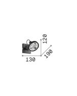 GLIM PL1 NERO Ideal Lux 200231