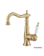 Μπαταρία Νιπτήρα με Αυτόματη Βαλβίδα Oxford Bugnatese Bronze  6313-220