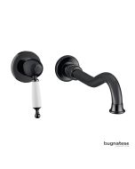 Μπαταρία Νιπτήρα Τοίχου Oxford Bugnatese Black Matt 6345-400