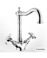 Μπαταρία Retro Νιπτήρος Α/Β Χρωμέ Bugnatese Princeton 834-100