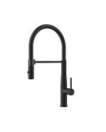 Orabella Bracket Black matt - Μπαταρία Κουζίνας με αποσπώμενο ντουζ 2 ροών 20137