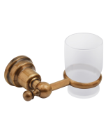 Ποτηροθήκη Γυαλί Αντικέ Bronze Art Imia 201A-41