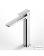 Μπαταρία Νιπτήρα Υψηλή με Βαλβίδα Clic-Clac Quadra Eurorama Chrome 144309P-100
