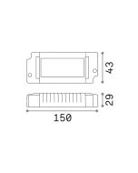 GAME DRIVER DALI/PUSH 12W 250mA Ideal Lux 202396
