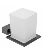 Ποτηροθήκη Γυαλί Γραφίτης Bronze Art Shelfy 20V1-81