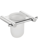 Ποτηροθήκη Γυαλί Χρώμιο Bronze Art Inox 316 20Z1-10