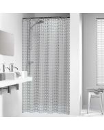 Hammam 180x200 silver κουρτίνα μπάνιου πλαστική Sealskin 210861318