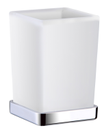 Ποτηροθήκη Γυαλί Χρώμιο Bronze Art Επικαθήμενα 22M3-10-M