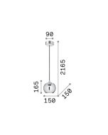 MR JACK SP1 BIG NERO Ideal Lux 231297