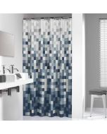 Pixel 180x200 black κουρτίνα μπάνιου υφασμάτινη Sealskin 232651319