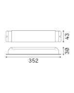 STRIP LED DRIVER 1-10V/PUSH 150W 24Vdc Ideal Lux 244594