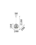 NEMO SP1 D20 CROMO Ideal Lux 250304