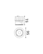 DYNAMIC SOURCE 09W 4000K Ideal Lux 252995