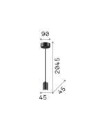 SET UP MSP1 NICKEL Ideal Lux 260044