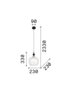 LORD SP1 TRASPARENTE Ideal Lux 263632