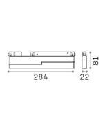 EGO FLEXIBLE WIDE 07W 3000K DALI WH Ideal Lux 286129