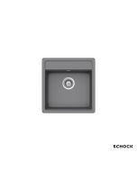 Νεροχύτης Κουζίνας Γρανίτη Manhattan 49x51 Schock Cristalite Cromat Granite  30050-1441