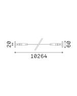 TESI 10mm 10 MT BIANCO Ideal Lux 302287