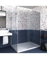 Orabella Serena H185 120 cm - Καμπίνα ελεύθερης τοποθέτησης με βραχίονα στήριξης τοίχου 30499