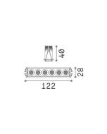 LIKA FI SLIM 10W 3000K BK Ideal Lux 305813