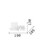 KOMODO-2 AP NERO Ideal Lux 306827