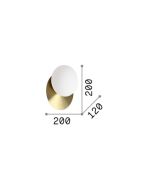 NINFEA AP1 BIANCO Ideal Lux 306940