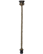 Κρεμαστό φωτιστικό E/27K ROPE RING 1L UT-BR Heronia 31-0954