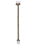Κρεμαστό φωτιστικό E/27K ROPE RING 1L UT-WH Heronia 31-0956