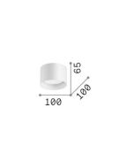 SPIKE PL1 ROUND CROMO Ideal Lux 310886