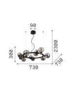 PERLAGE SP11 AMBRA Ideal Lux 322773