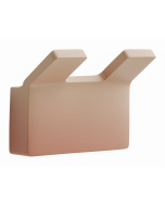 Άγκιστρο Διπλό Rose Sand Bronze Art Shelfy 32FY-R2