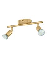 Ανεμιστήρας Οροφής Ø 81 εκ. με Φωτισμό ,6 Πτερύγια καφέ σκούρο, Γυαλί Οπαλίνα Faro Palao 33185  