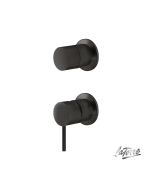 Μίκτης Εντοιχισμού 2 Εξόδων Elle316 La Torre Inox PVD Black Brushed 35314-411