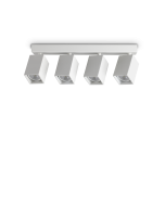 DYNAMITE PL4 LINEAR SQUARE BIANCO Ideal Lux 367422